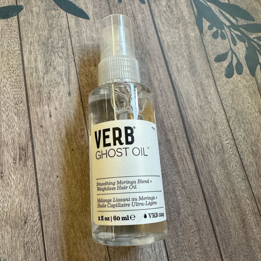 Verb Ghost Oil Smoothing Moringa Blend Weightless‎ Hair Oil - 60ml New~~